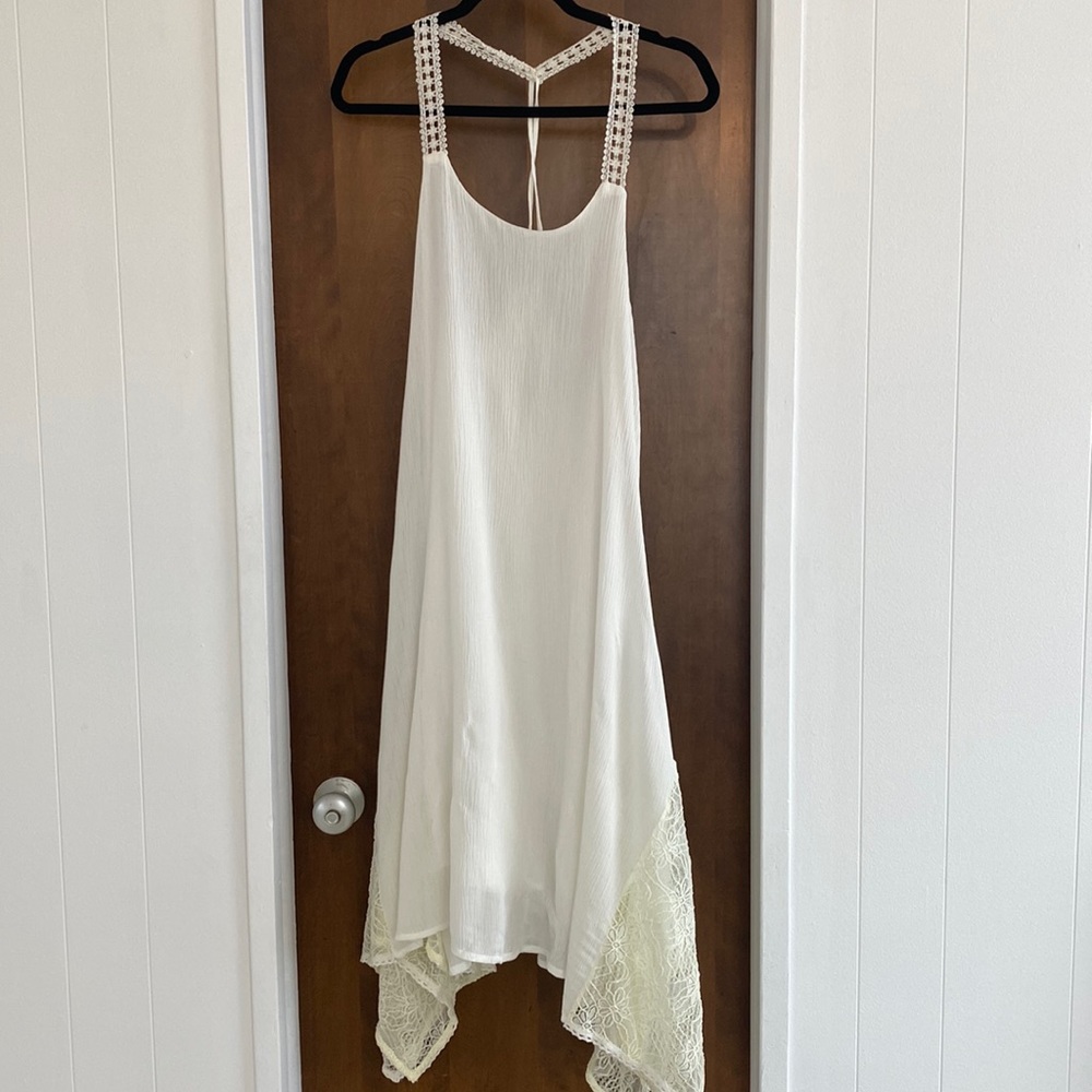 Flowy White Summer Dress